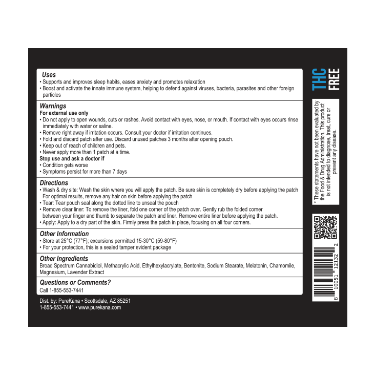 25mg CBD Sleep Patch 1ct