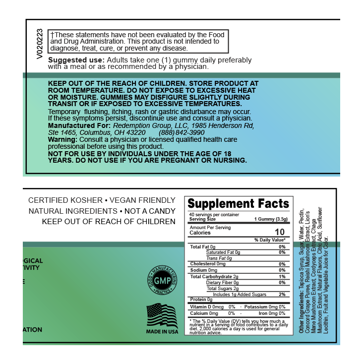 Mushroom Blend Focus Gummies